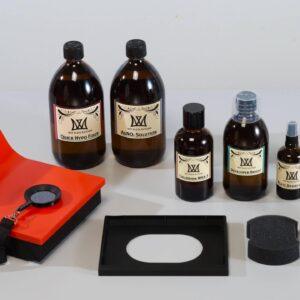 Wet Plate Kollodium Chemistry + Hardware Set